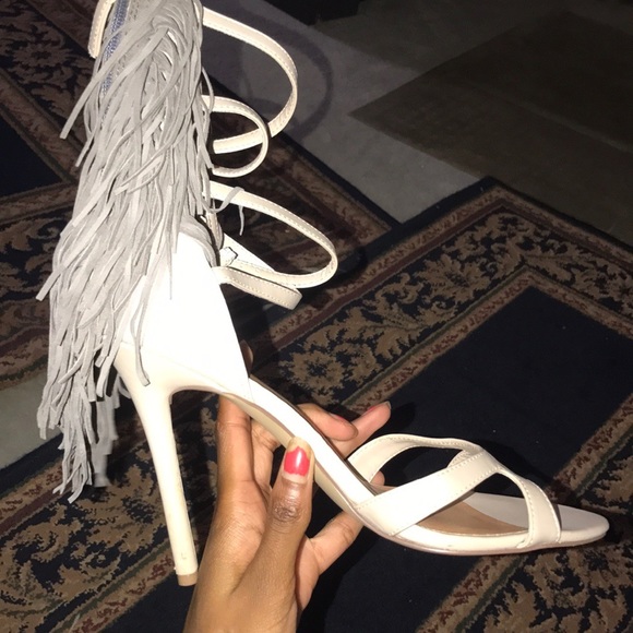 Nasty Gal Fringe Heels - Picture 1 of 2
